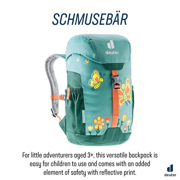 Deuter Unisex Kid's Schmusebar, Dust Blue-alphine Green NWT Backpack - Picture 1 of 9